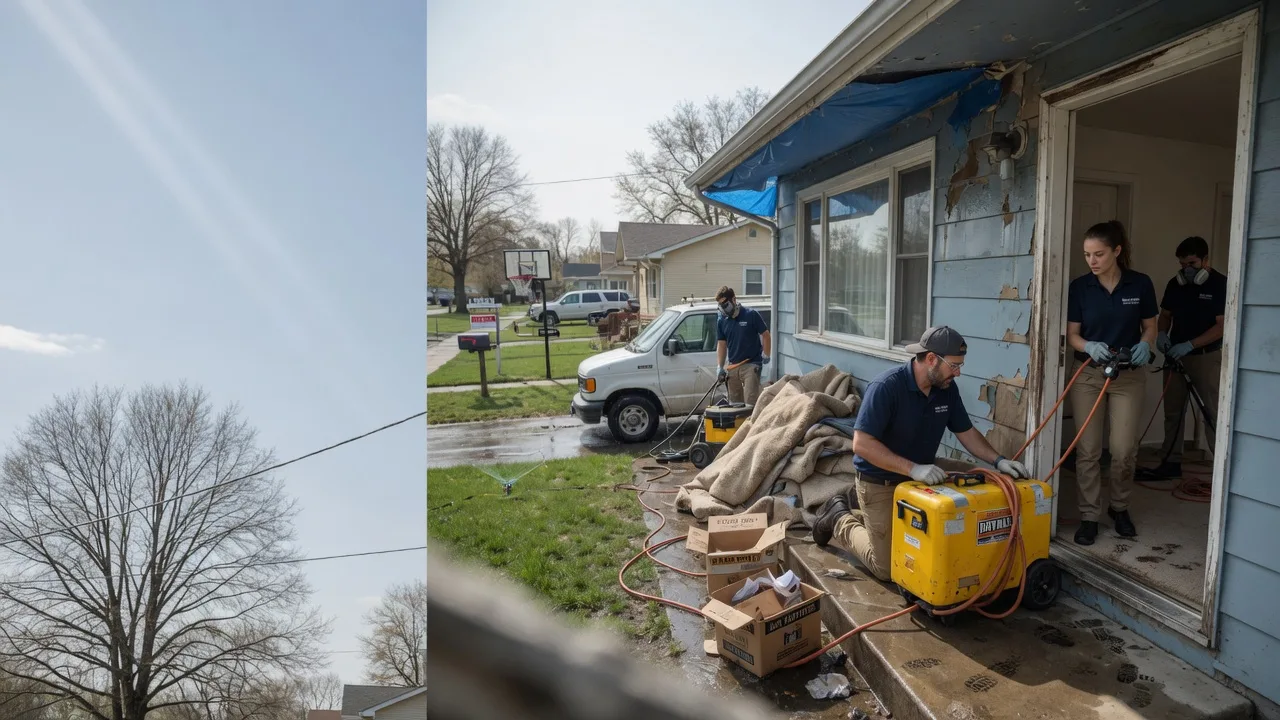 Basement Flood Cleanup in Parker, KS near me